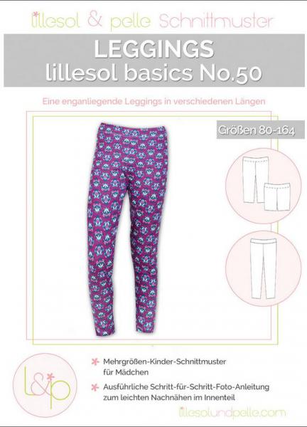 Papierschnittmuster - Legging No. 50 - Kinder- Lillesol & Pelle